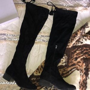 Over the Knee Black Boots